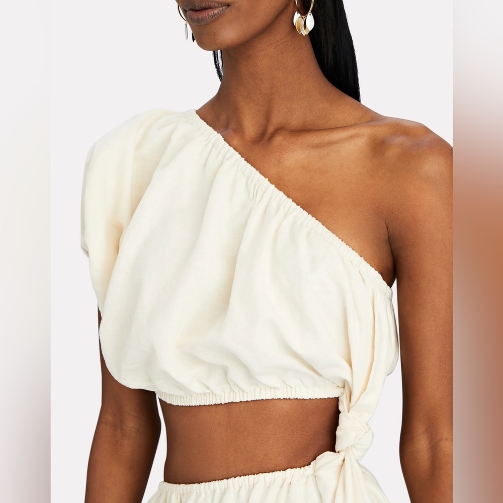 FARM RIO - One-Shoulder Cut-Out Maxi Dress - Picture 4 of 16